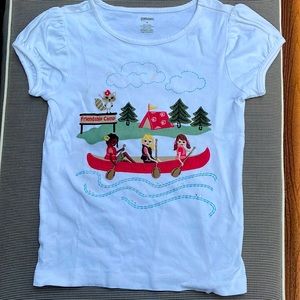 Gymboree short sleeve shirt - 6 years girl